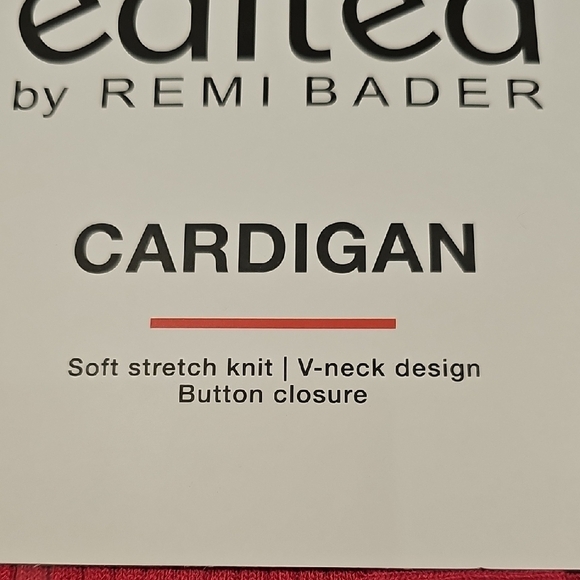 Pink Cardigan Sweater - Picture 6 of 6